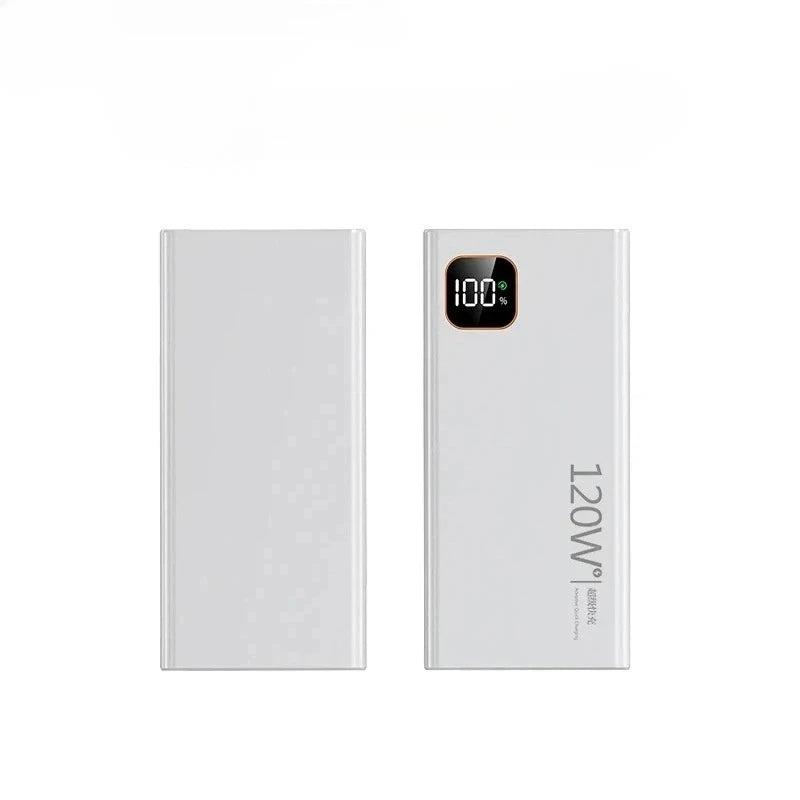 Power Bank 120W de Alta Capacidade com Ecrã Digital