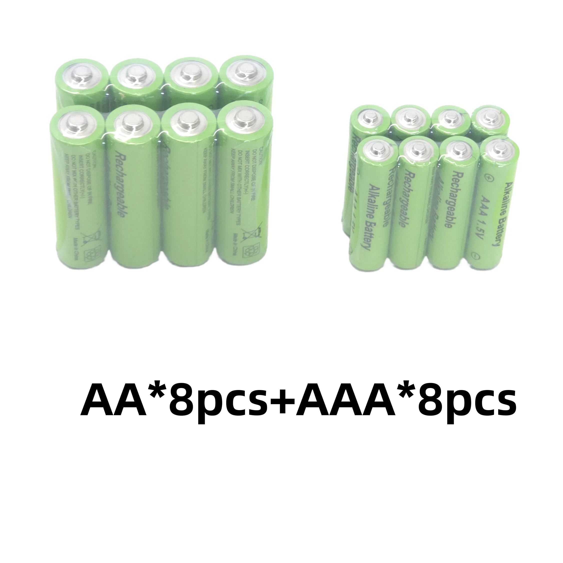Pilhas Recarregáveis AA + AAA 1.5V (Conjunto)