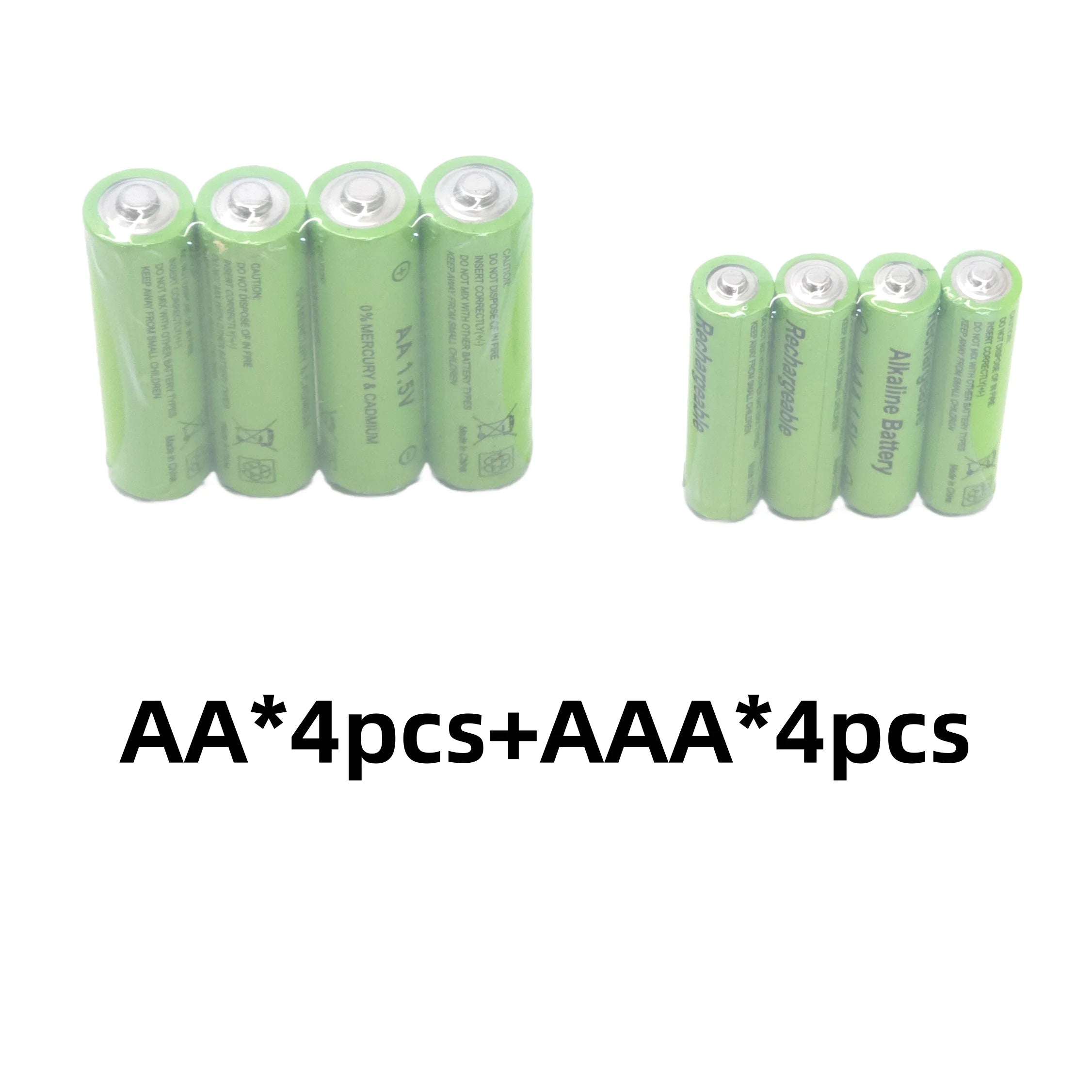 Pilhas Recarregáveis AA + AAA 1.5V (Conjunto)